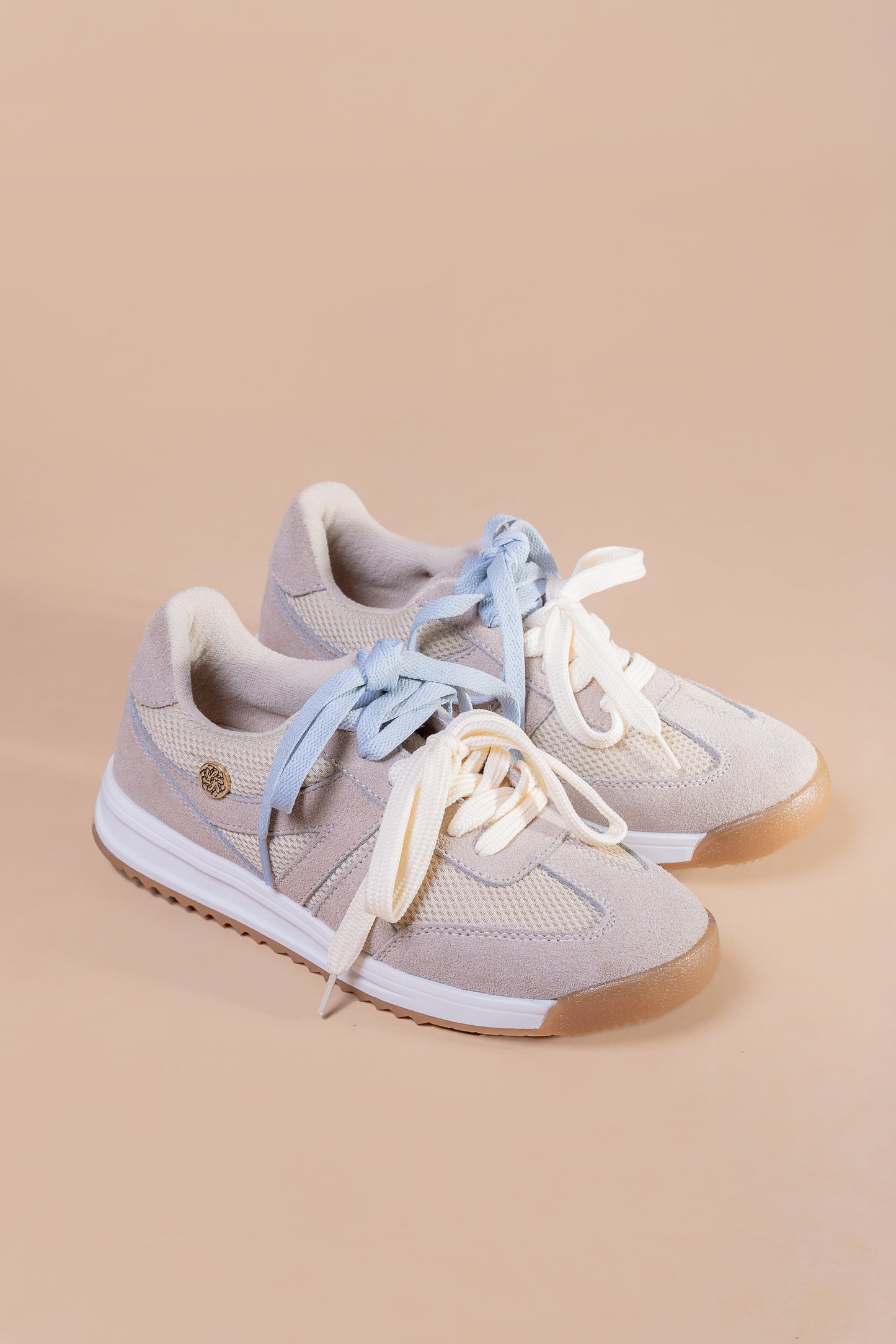 Tenis Elan Cuero  Beige- Carolina Laiton