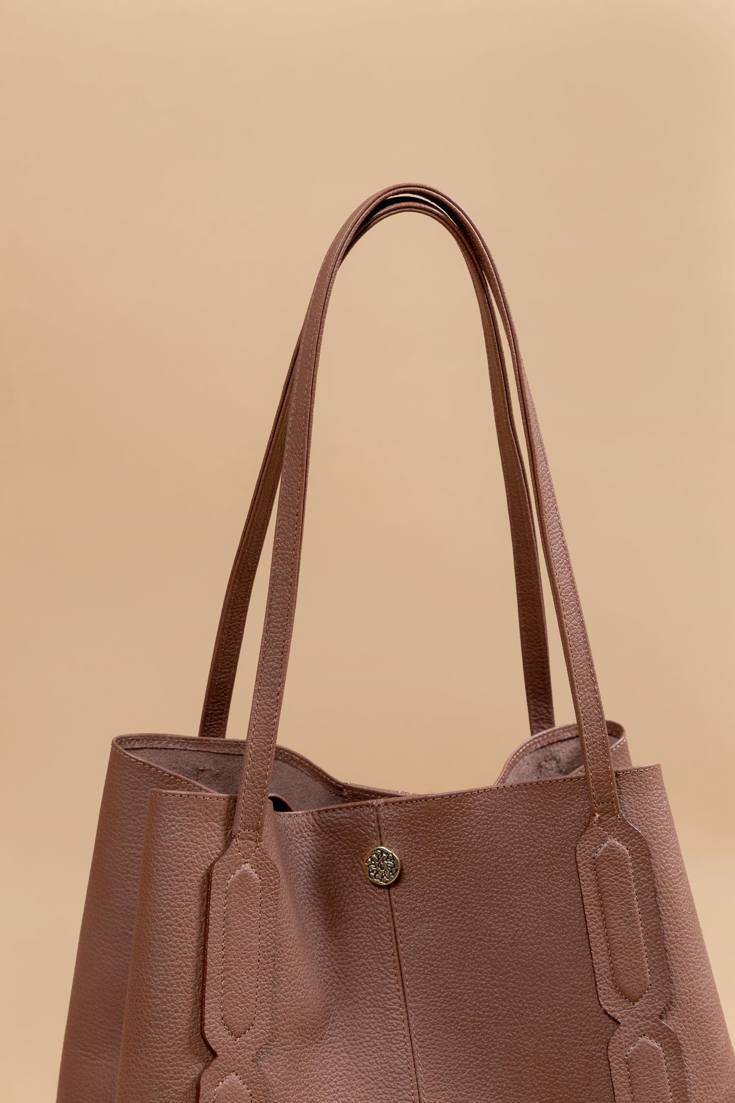 Bolso Doral - Cuero Chocolate - Carolina Laiton