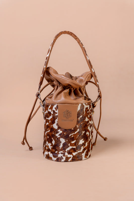 Bolso Anya - Cuero Miel - Carolina Laiton