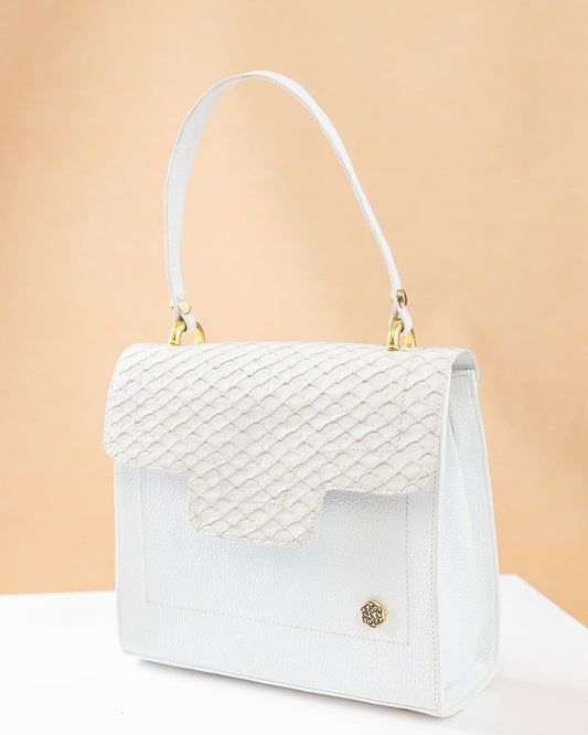 Bolso Eilyn en Cuero Nude - Carolina Laiton