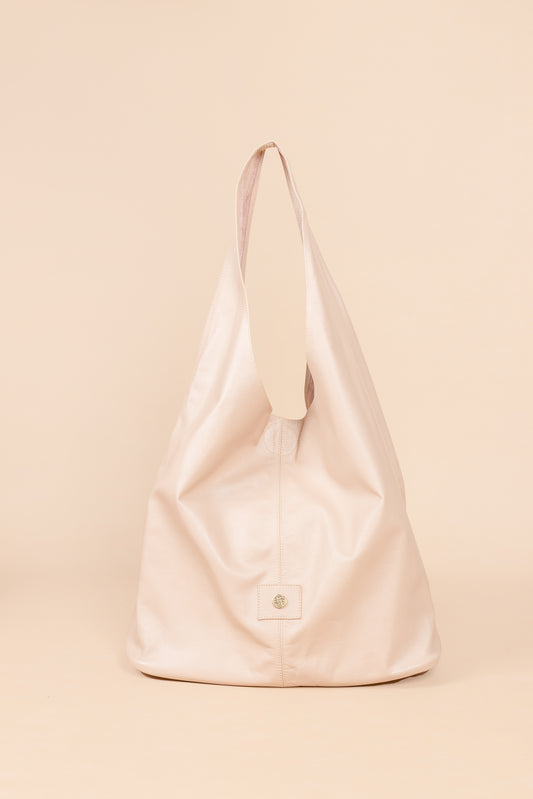 Bolso Amara en Cuero Nude - Carolina Laiton