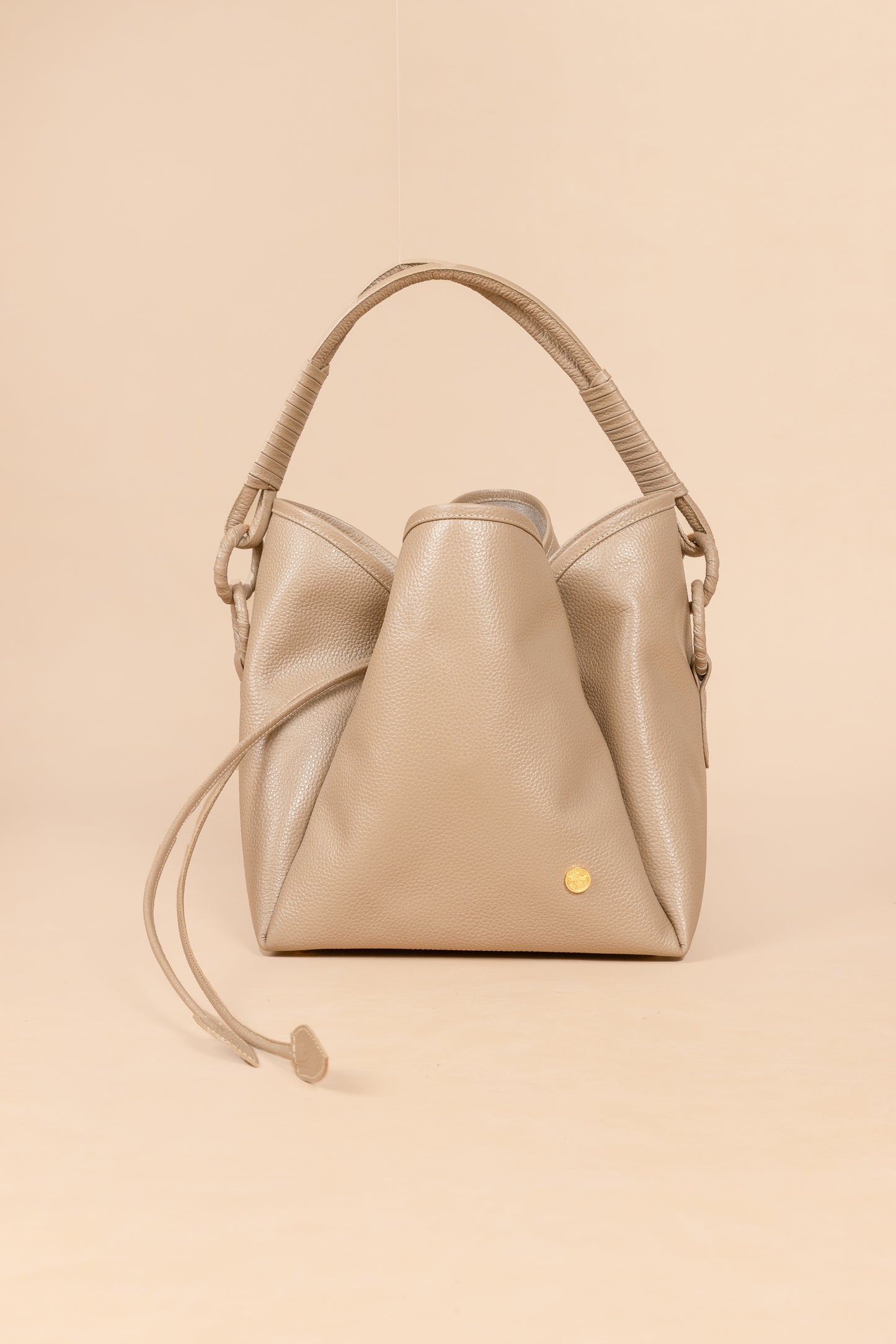 Bolso Mariam -Cuero Nude - Carolina Laiton