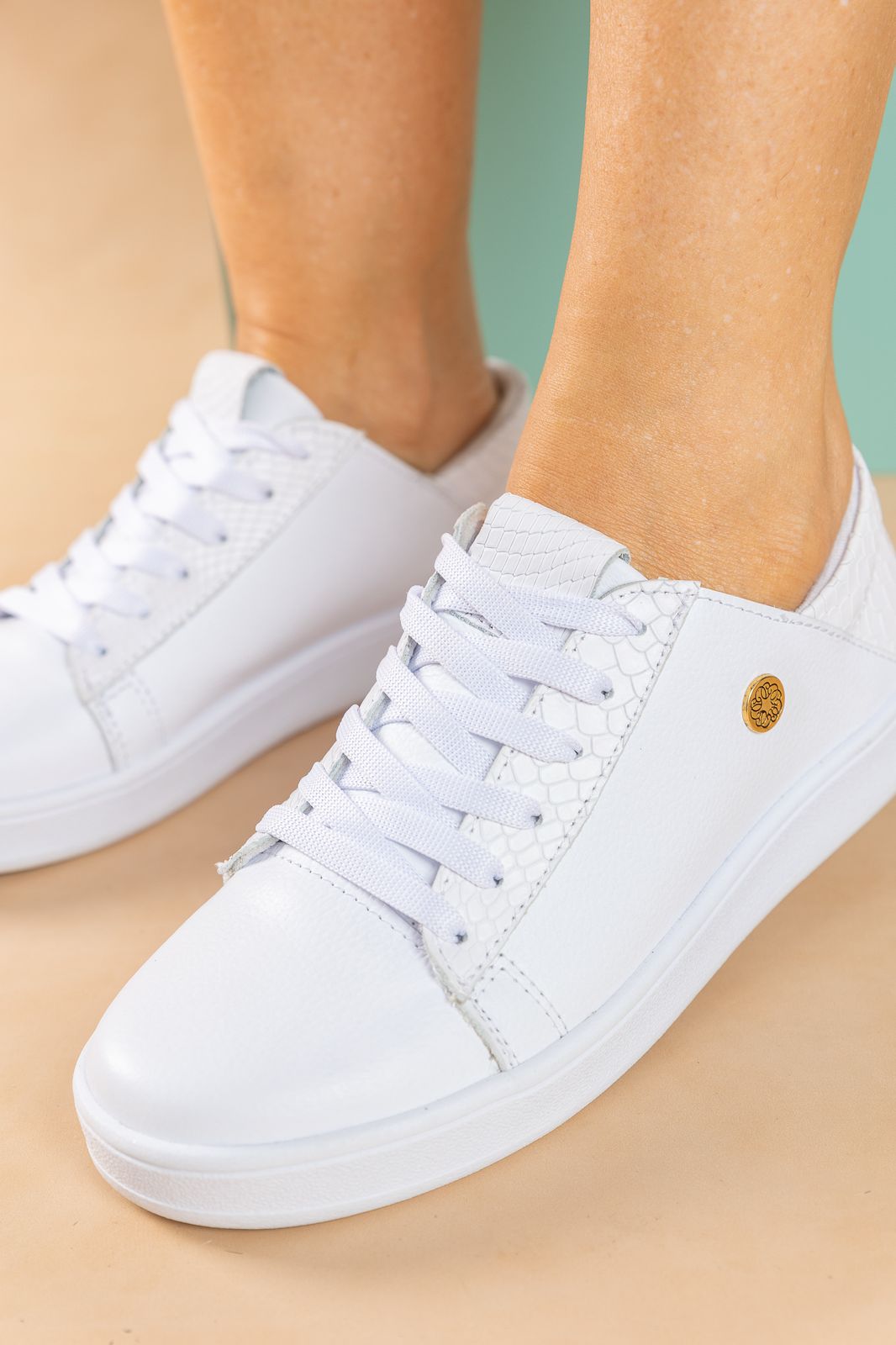 Tenis Alma Cuero Colores Variados - Carolina Laiton