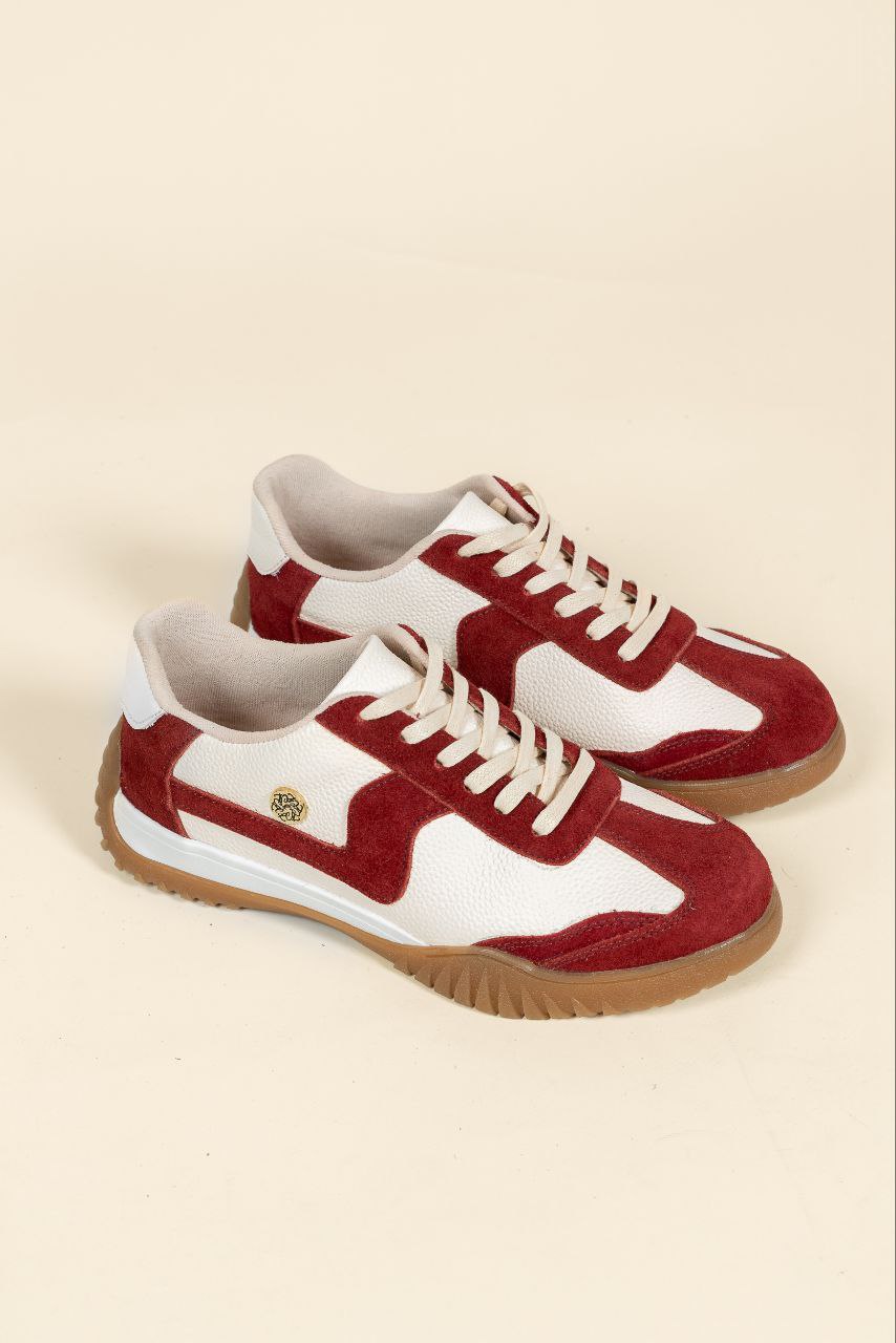Tenis Soul Cuero Rojo- Carolina Laiton