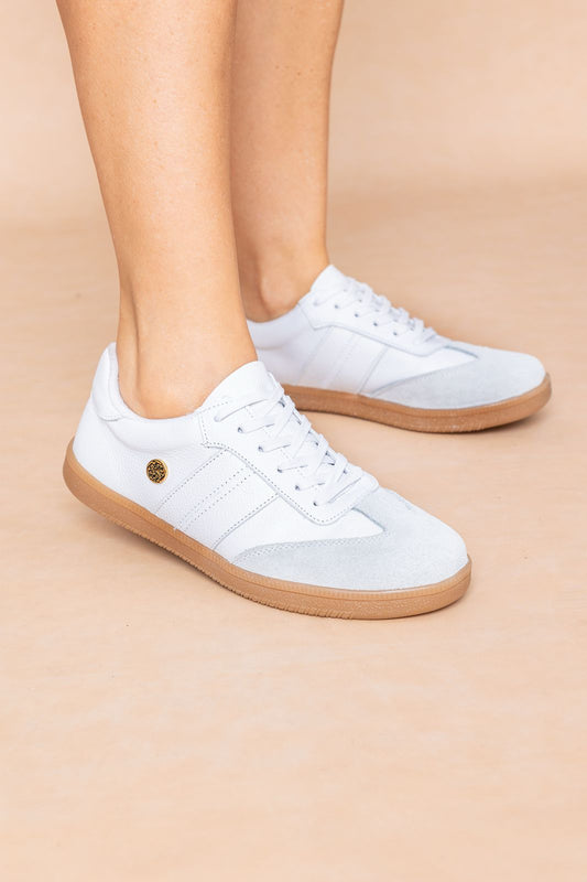 Tenis Emma Cuero Blanco- Carolina Laiton