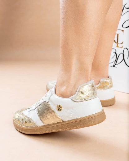 Tenis sarai Cuero Color Variado- Carolina Laiton