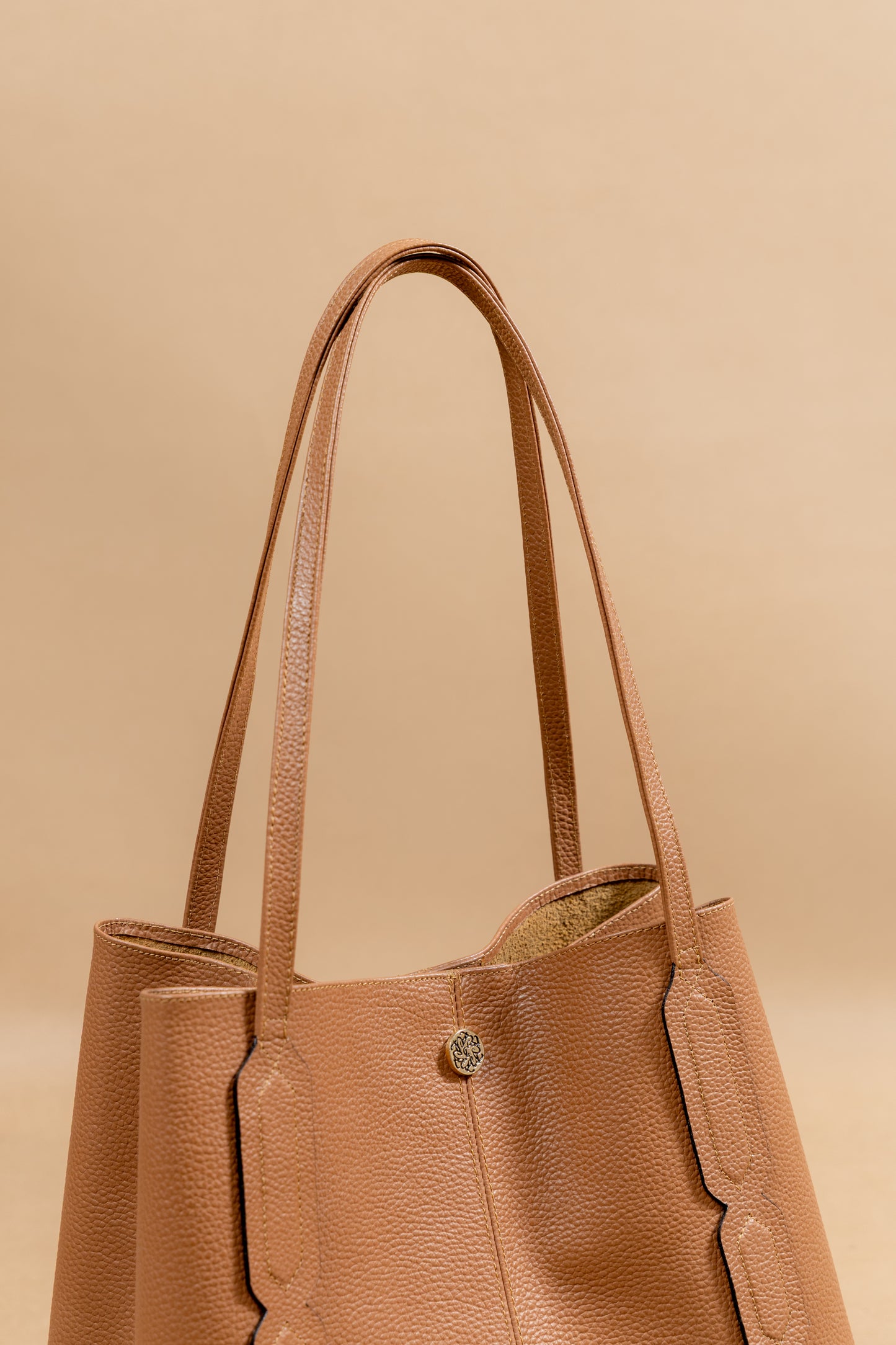 Bolso Doral - Cuero Miel - Carolina Laiton