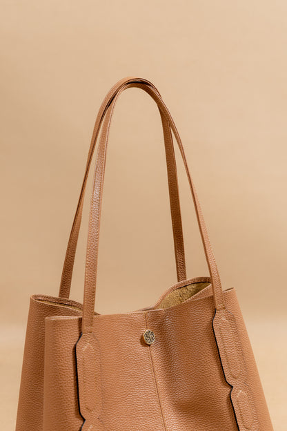 Bolso Doral - Cuero Miel - Carolina Laiton