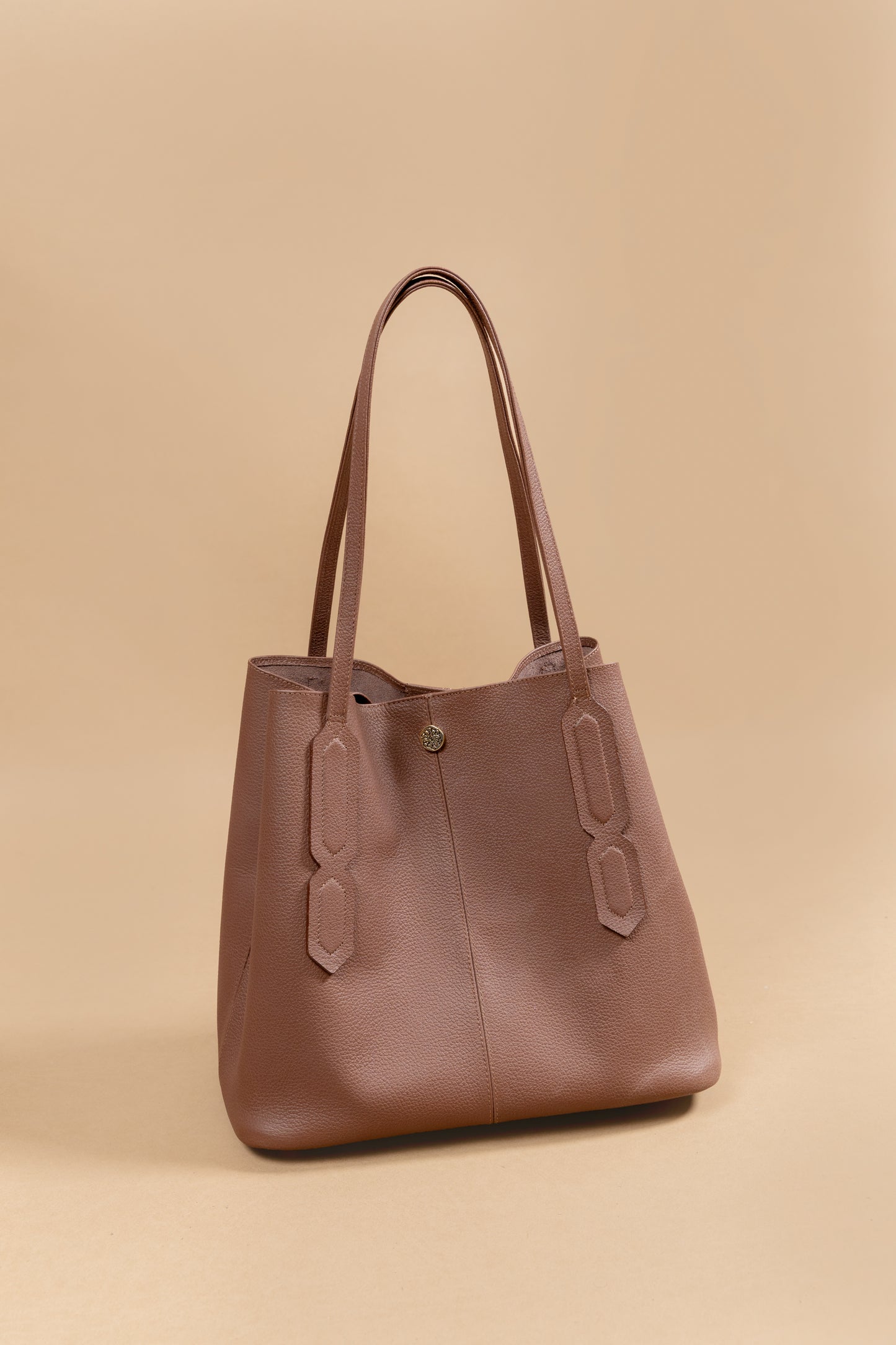 Bolso Doral - Cuero Chocolate - Carolina Laiton