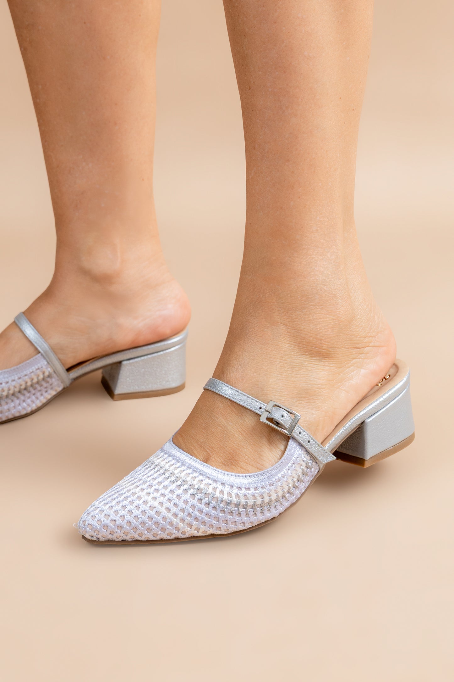 Stiletto Rebeca - Bordado -Tacón 3.5 cms - Carolina Laiton