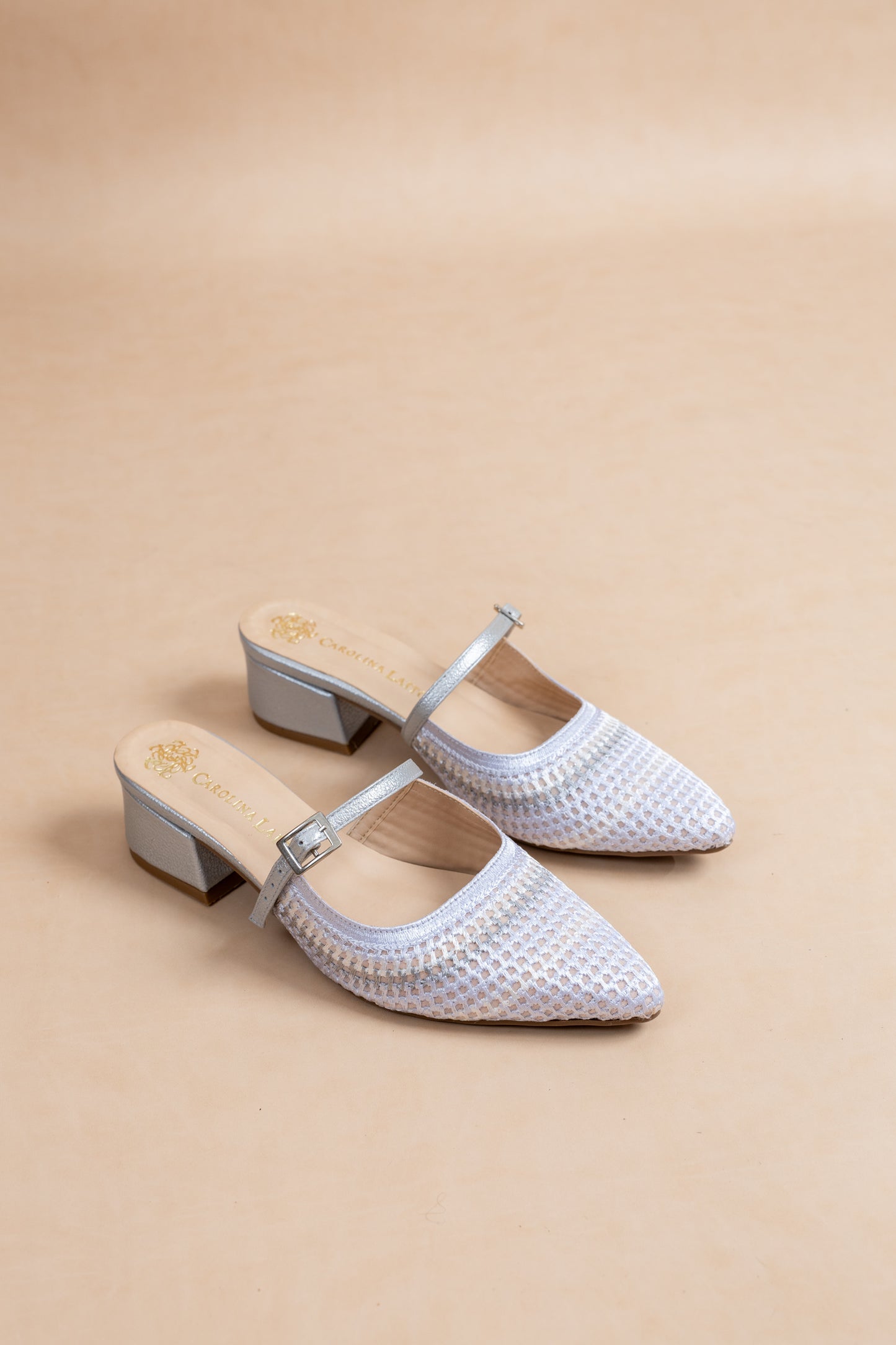 Stiletto Rebeca - Bordado -Tacón 3.5 cms - Carolina Laiton