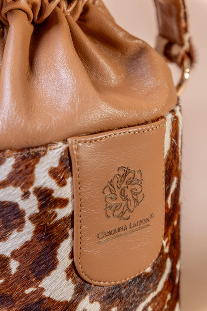 Bolso Anya - Cuero Miel - Carolina Laiton