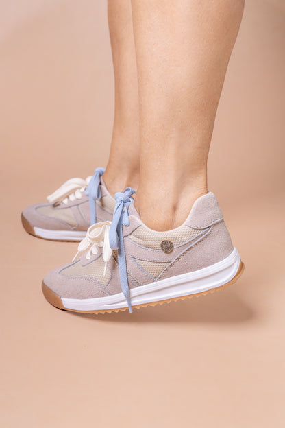 Tenis Elan Cuero  Beige- Carolina Laiton