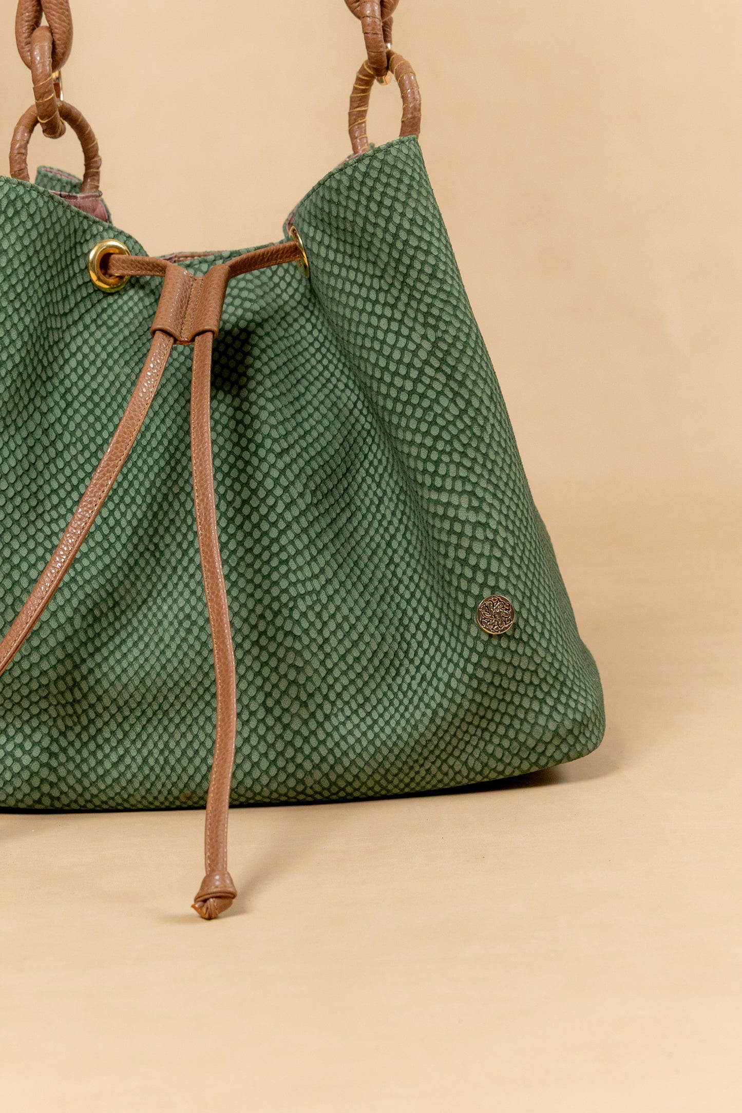 Bolso Giorgina en Verde por Miel Cuero Italiano - Carolina Laiton
