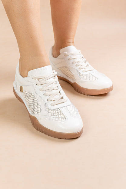 Tenis Gazelle Cuero Blanco - Carolina Laiton