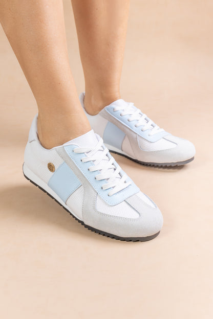 Tenis Kristy Cuero Blanco - Carolina Laiton