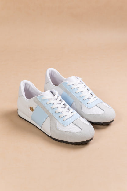 Tenis Kristy Cuero Blanco - Carolina Laiton