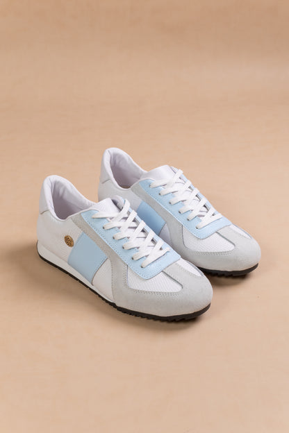 Tenis Kristy Cuero Blanco - Carolina Laiton