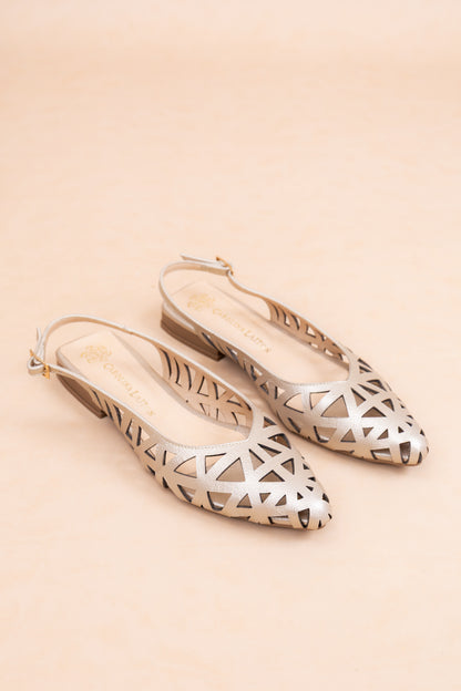 Baleta Maelis - Cuero - Carolina Laiton