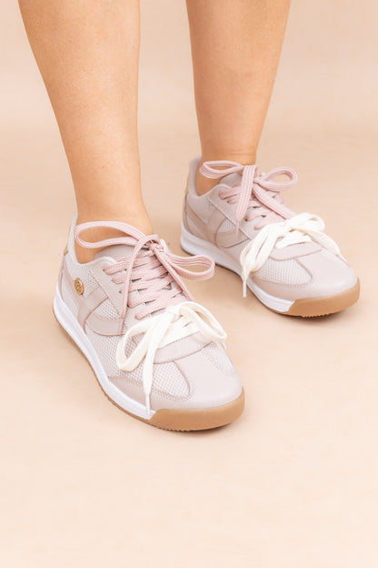 Tenis Arti - Cuero Taupe- Carolina Laiton