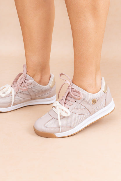 Tenis Arti - Cuero Taupe- Carolina Laiton