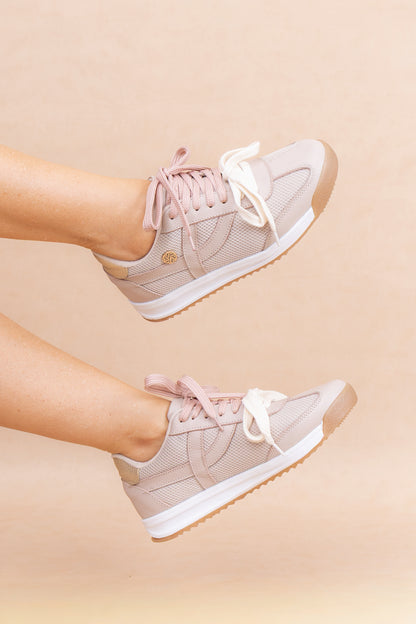 Tenis Arti - Cuero Taupe- Carolina Laiton