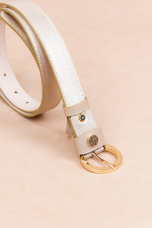 Correa Muni en Cuero Champaña - Carolina Laiton