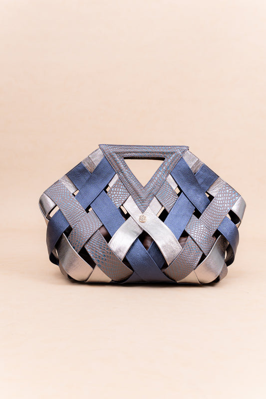 Bolso trazos en Cuero  - Carolina Laiton