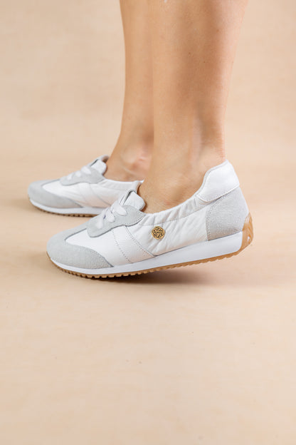 Tenis Chicharron Cuero Blanco - Carolina Laiton