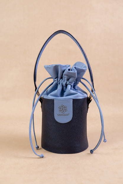 Bolso Anya - Cuero Azul - Carolina Laiton