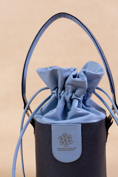 Bolso Anya - Cuero Azul - Carolina Laiton