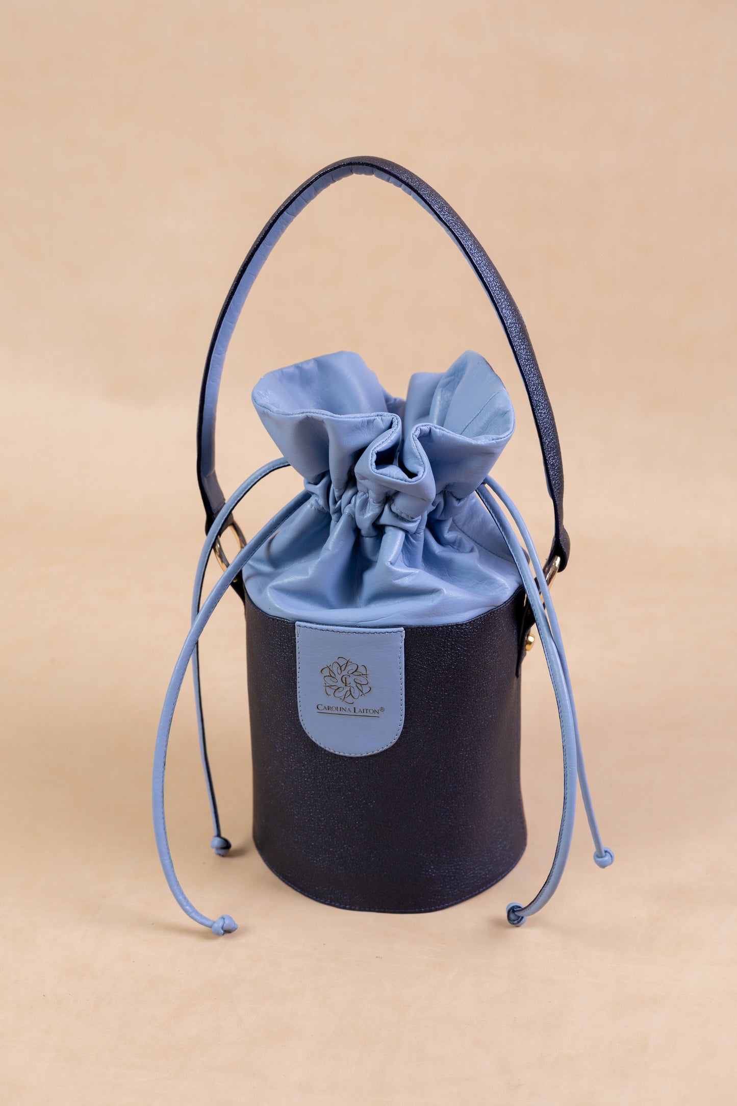 Bolso Anya - Cuero Azul - Carolina Laiton