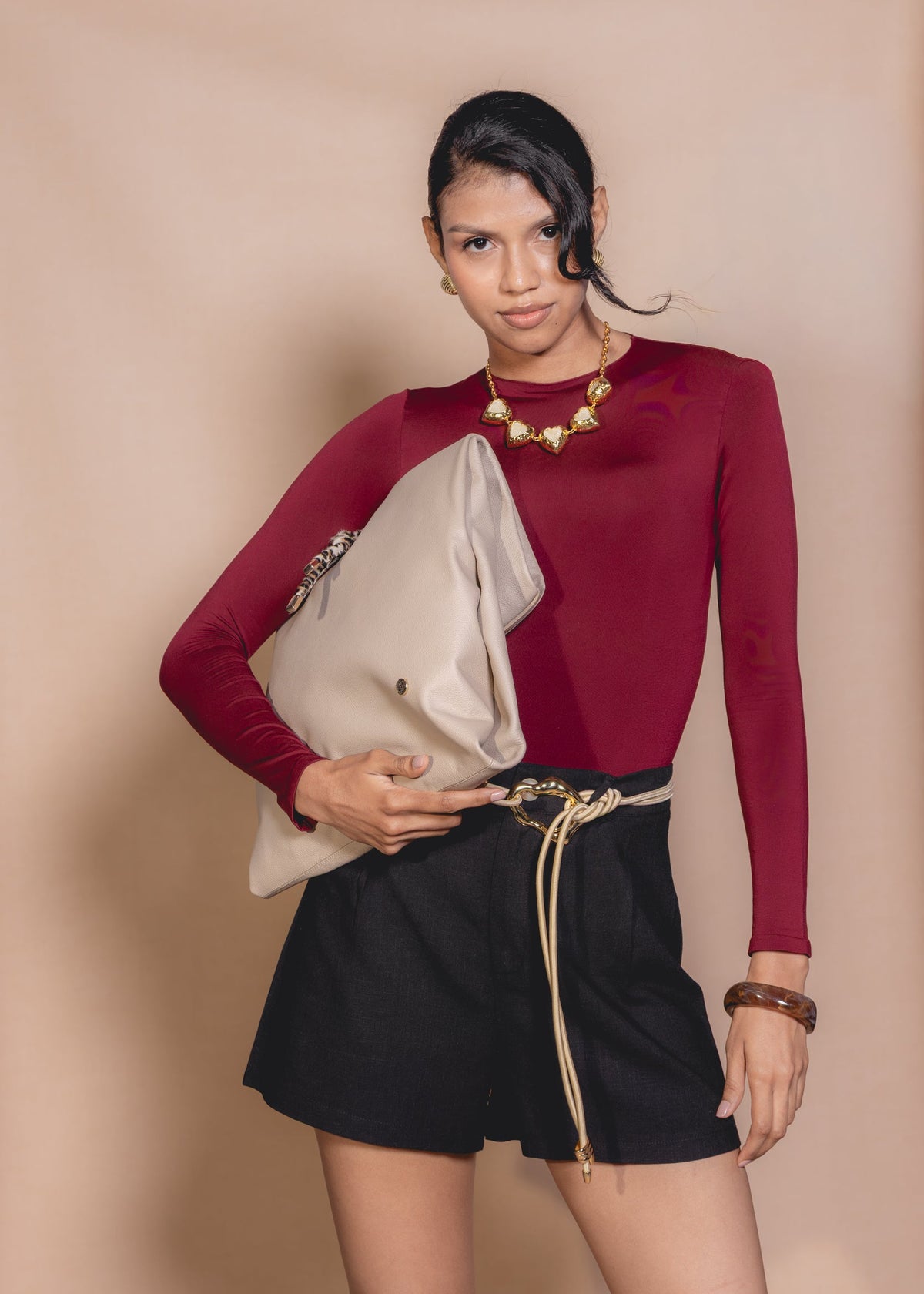 Bolso Leonor - Cuero Italiano - Carolina Laiton