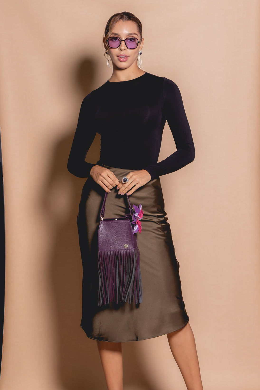 Bolso Julia - Cuero Italiano - Carolina Laiton