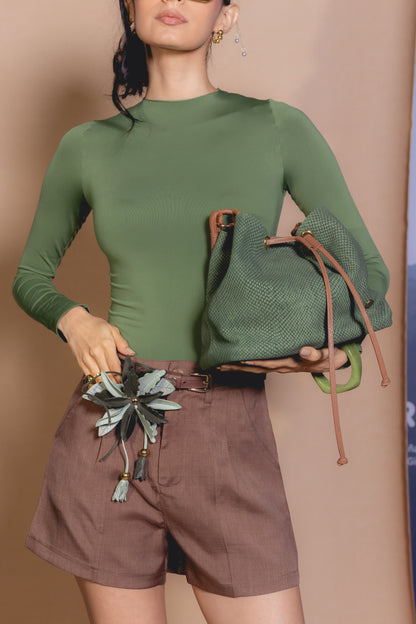 Bolso Olivia - Cuero Italiano - Carolina Laiton