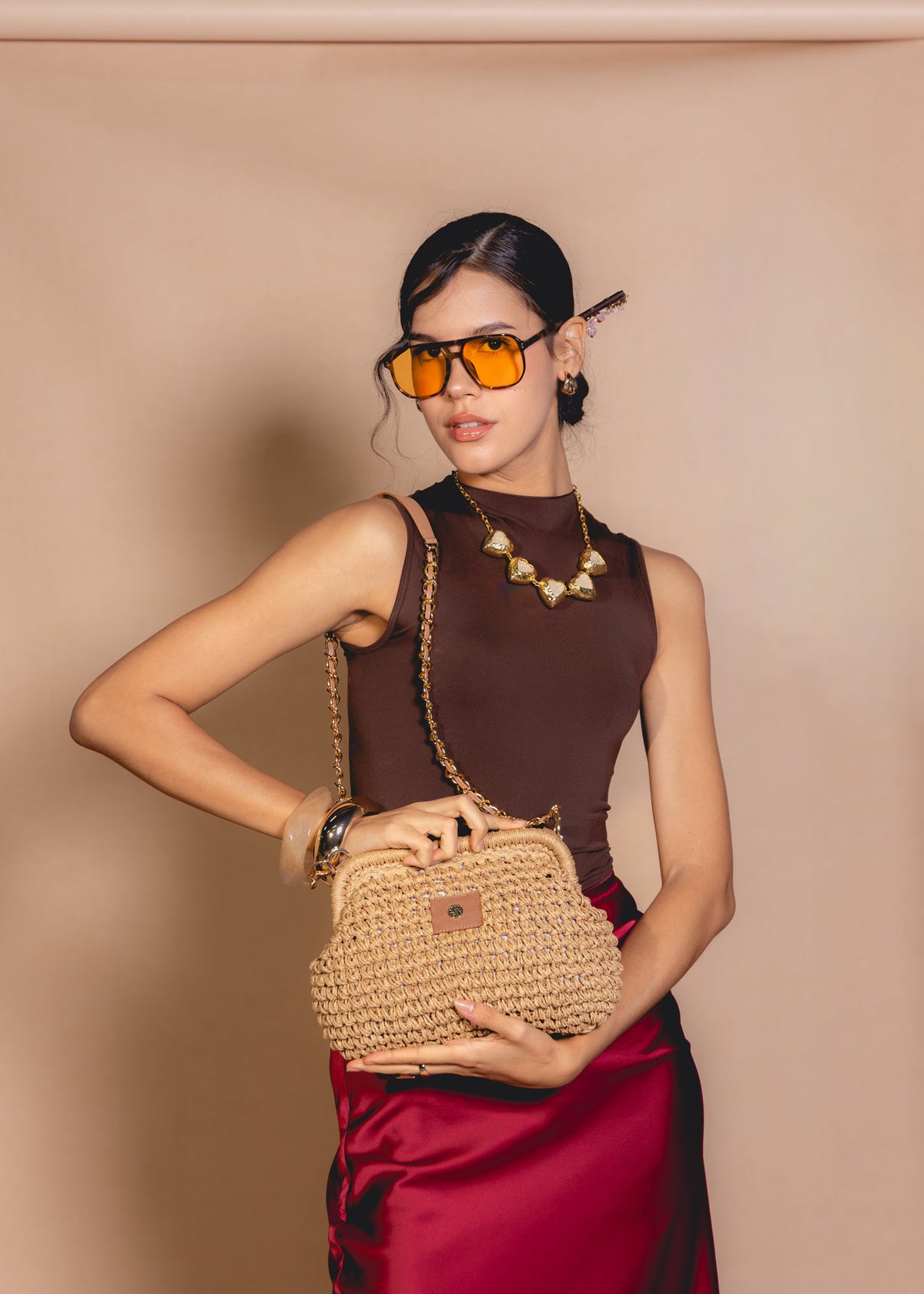 Bolso Amélie - Cuero Italiano - Carolina Laiton
