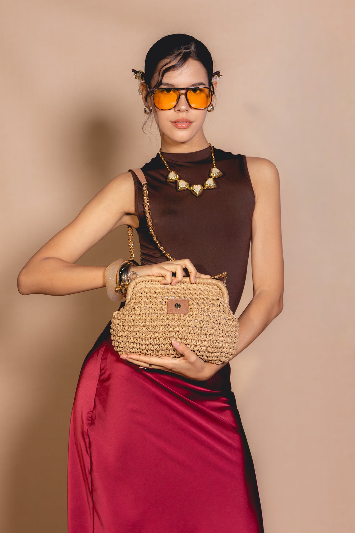 Bolso Amélie - Cuero Italiano - Carolina Laiton