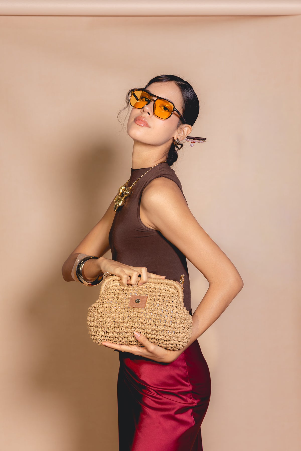 Bolso Amélie - Cuero Italiano - Carolina Laiton