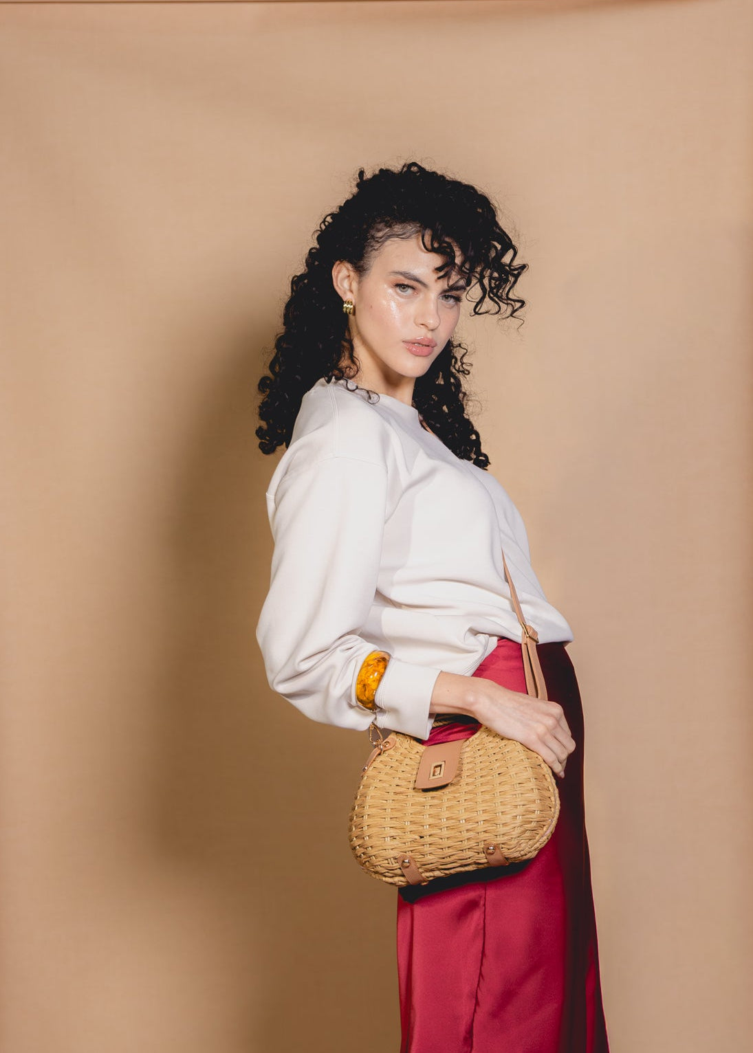 Bolso Beatriz - Con Cuero Italiano - Carolina Laiton