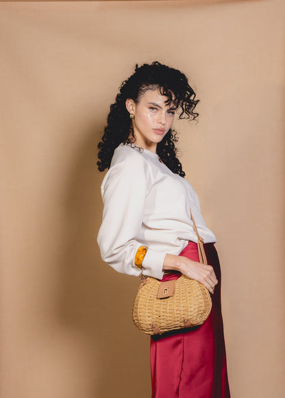 Bolso Beatriz - Con Cuero Italiano - Carolina Laiton
