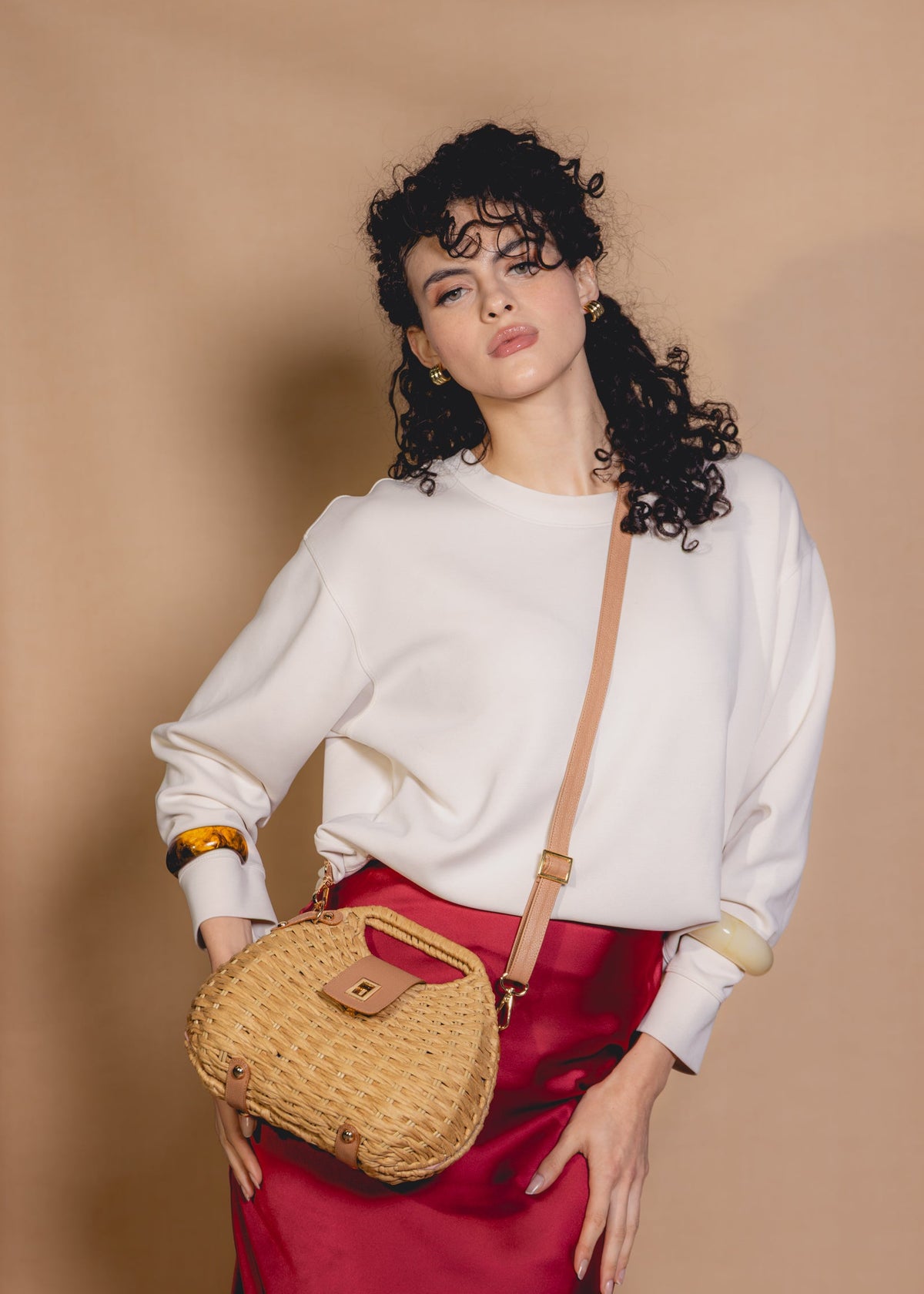 Bolso Beatriz - Con Cuero Italiano - Carolina Laiton
