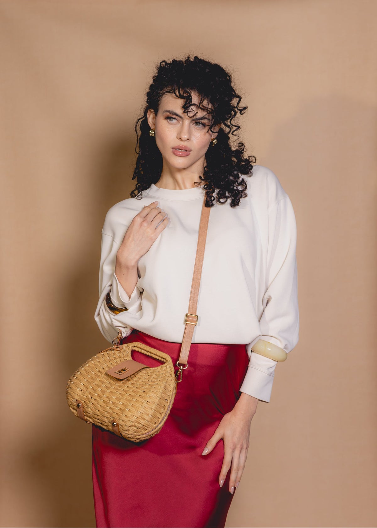 Bolso Beatriz - Con Cuero Italiano - Carolina Laiton