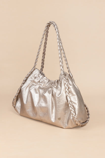 Bolso Mery -Cuero luna- Carolina Laiton