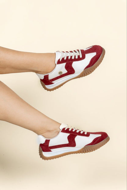 Tenis Soul Cuero Rojo- Carolina Laiton